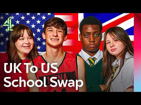 British Kids Swap Schools With USA School Children | School Swap | Channel 4 Documentaries