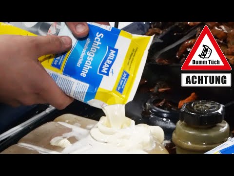 Schlagsahne im Motor schlagen | Dumm Tüch