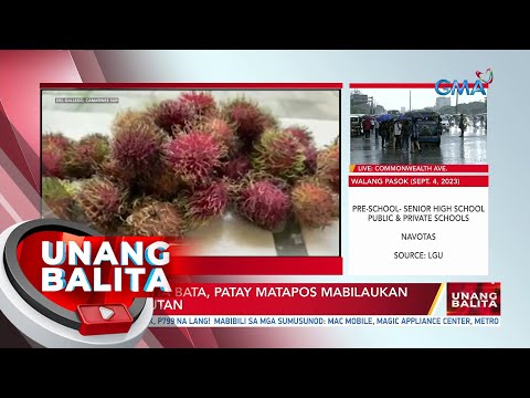 2 Anyos Na Bata Patay Matapos Mabilaukan Sa Rambutan Videos GMA News Online