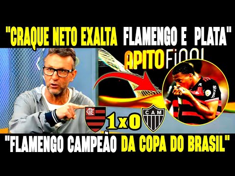 🔥😱  CRAQUE NETO REAGE À VITÓRIA DO FLAMENGO NA COPA DO BRASIL ATLÉTICO-MG 0X1 FLAMENGO!"