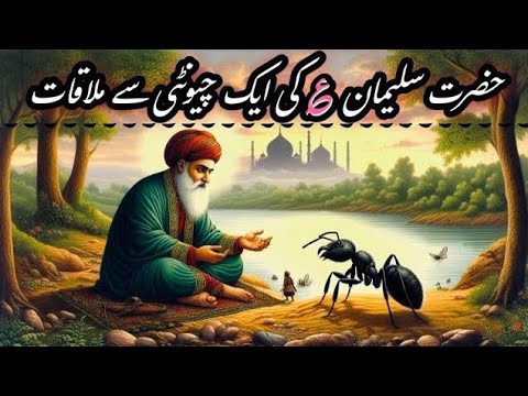 Hazrat Suleman A.S aur aik chunti ka iman afroz waqia || Hazrat sulaiman as and ants || Afshan Naz