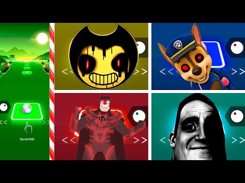 Bendy Exe Vs Paw Patrol Exe Vs Batman Exe Vs The Incredibles Exe | #tileshop