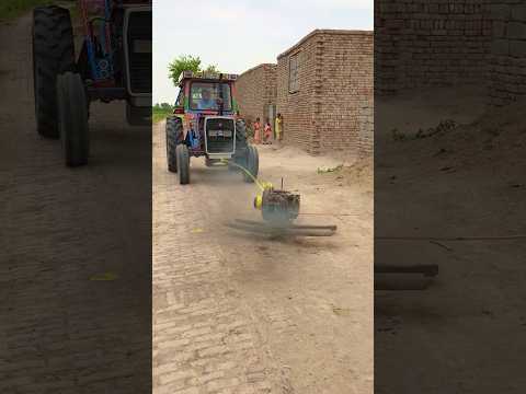 Diesel engine with Tractor Start || Tractor Vs Diesels Engine #viral #trending #shorts