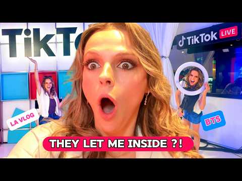 I Got Invited INSIDE TikTok LIVE HQ (First Time in LA Vlog)
