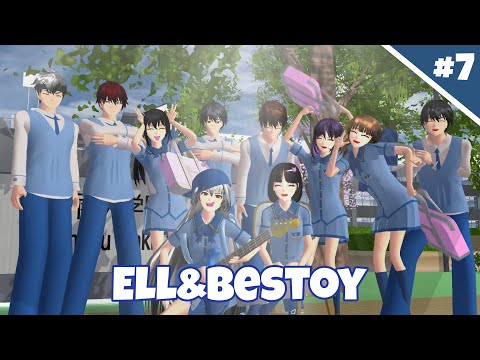 Ell&Bestoy SMP||Kehidupan Baru✨🩵||Sakura School Simulator