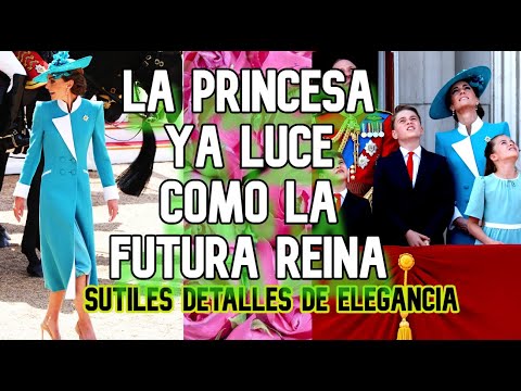 ✅Por qué la princesa de Gales Kate Middleton ya luce como una reina👑
