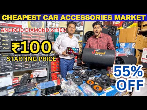 Kashmiri Gate Wholesale Car Android Player & Car Accessories Market Stating at ₹100, Diamond player