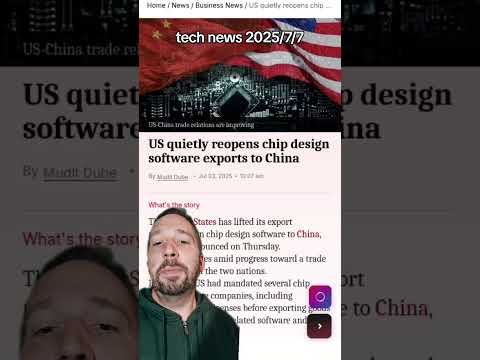 YouTube thumbnail for Tech News 2025/7/7