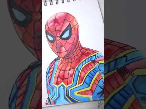 TU AMIGO EL QUE SI SABE DIBUJAR 🤣💪🏼 Etiquétalo 😆 #dibujo #arte #pintura #spiderman #artista #dibujos
