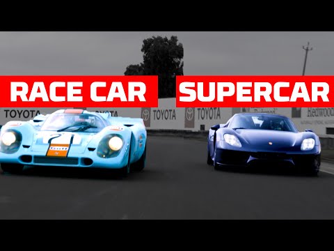 Race Car Meets Supercar: Porsche 917 vs Porsche 918 Spyder | MotorTrend