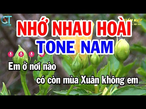 Karaoke Nhớ Nhau Hoài Tone Nam ( Am ) Nhạc Sống Mới Nhất | Karaoke Tuấn Kiệt