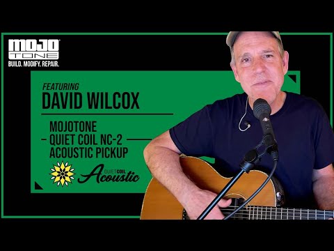 MOJOTONE - David Wilcox Quiet Coil NC-2 Acoustic Soundhole Pickup - DEMO