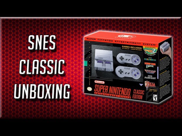 SNES Classic Unboxing & Random Gameplay