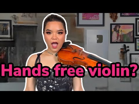 Trying this HANDS FREE violin strap!