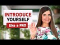 Introduction to Self-Introduction in English