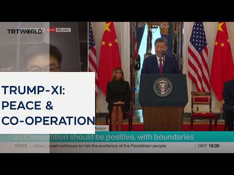 トランプ氏と習近平氏、貿易・AIの緊張下で平和と協力を呼びかけ