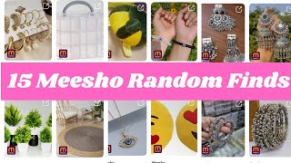 बहुत दिमाग़ लगाकर ढूँढे 15 Trending Meesho Finds Haul ✅ #meeshorandomfinds #meeshohaul