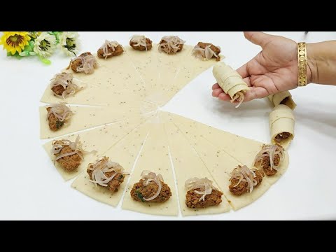 purane Saare samoso ko kahe Bye, aaj hi iftari me ye Keema samosa Roll Banaye
