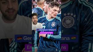 🇩🇪 Germany 2-1 Ghana 🇬🇭 | Encouraging signs…