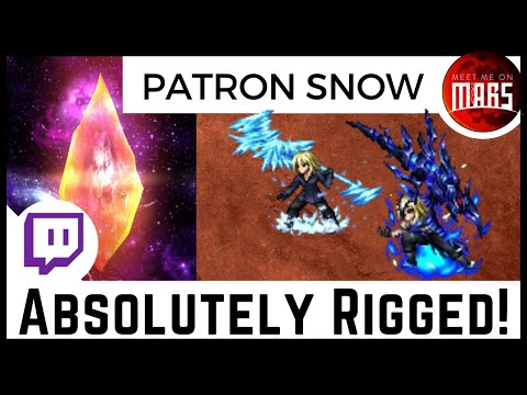 🔶 Summoning for Solitary Patron Snow! 🔶 THIS GAME IS RUDE | FFBE