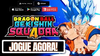 DRAGON BALL GEKISHIN SQUADRA | JOGANDO AO VIVO o NOVO JOGO de DRAGON BALL pra MOBILE PC CONSOLES