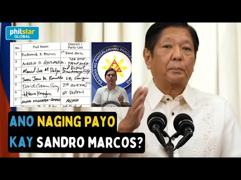 Humingi ng payo si Sandro Marcos kay Pres. Marcos sa desisyong pagpirma sa impeachment case