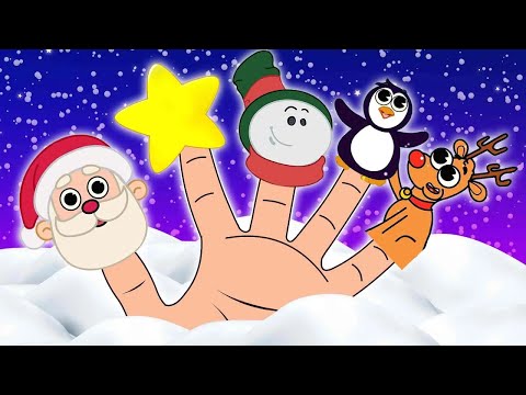 🎅 🎄 🎁 Christmas Finger Family + More Holiday Songs For Kids