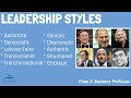 Leadership Styles and Their Characteristics