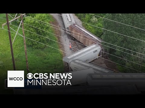 YouTube video thumbnail: Crews Pump Diesel Fuel out of Ground After Wisconsin Train Derailment