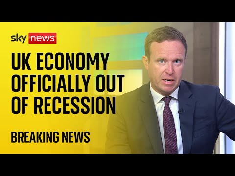 ONS confirms UK economy is no longer in recession