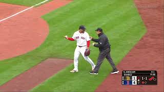 MANNY MACHADO JUGADA PRIMERA BASE VS BOSTON