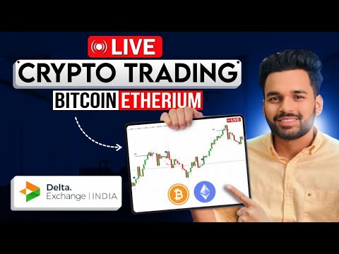 Crypto Currency Live Trading Session- Delta Exchange