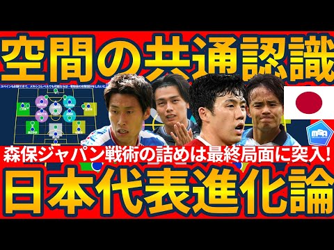 【奪取後パス経路設計│日本代表カウンタービルド】森保ジャパン基本強度&奪取を軸に2023トラップミドルプレス/2024パワー対策/2025組立3-1-5-1を全局面で空間の共通認識を落とし込めば…！
