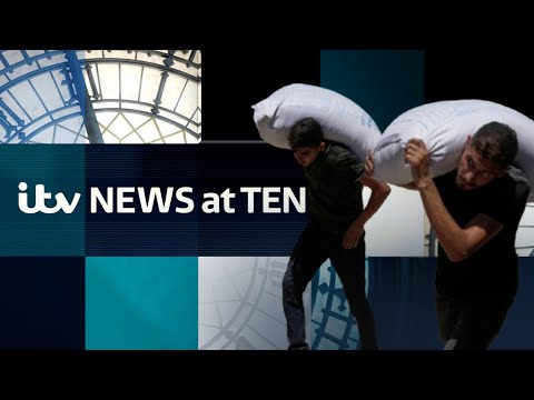 Watch Wednesday's ITV News at Ten - as more than 100 charities accuse Israel of blocking aid to Gaza