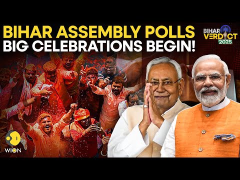 Bihar Election 2025 Results LIVE: Celebrations Begin India NDA leading In Early Trends  | WION Live