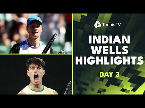 Alcaraz Battles Arnaldi; Sinner, Zverev, Shelton all in Action! | Indian Wells 2024 Day 3 Highlights