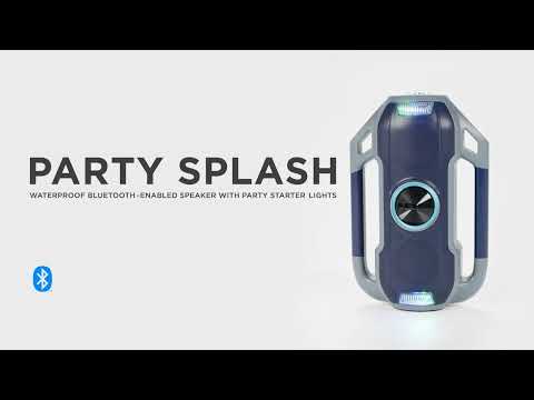 ​​ION Audio Party Splash - Waterproof Bluetooth®-Enabled Speaker with Party Starter™ Lights