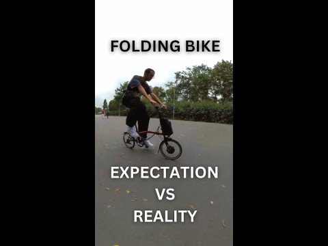 Folding Bike Expectation vs Reality | #shorts