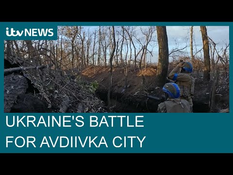 Fierce fighting continues in eastern Ukrainian city of Avdiivka | ITV News