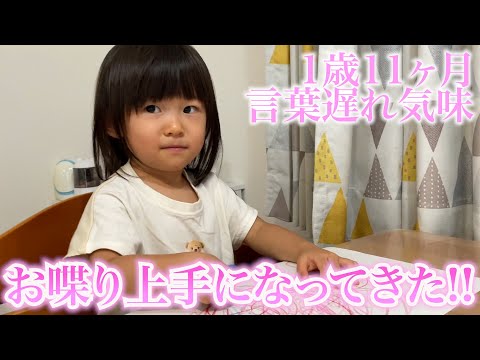 1歳半検診で「言葉の遅れ」を指摘されたけど、お喋りできるようになってきた!!!!