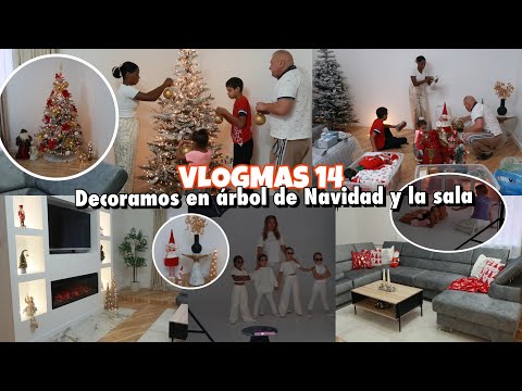 VLOGMAS 14🎅 DECORAMOS EL ÁRBOL DE NAVIDAD🎄 Y LA SALA🏡 SESIÓN DE FOTOS AMELIA📸 BALLET | 14 Dic 2024