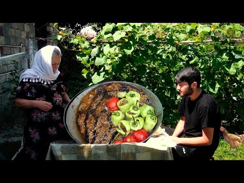 Old Granny's Special Stuffed Recipes - Peppers, Tomatoes, Eggplant,Leaf #granny