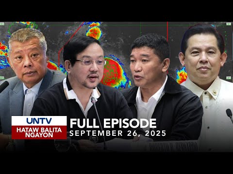 UNTV: Hataw Balita Ngayon | September 26, 2025