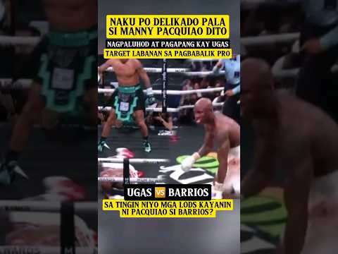 Grabe! Delikado si Pacquiao dito siya pala target kalabanin pinagapang at pinaluhod si UGAS