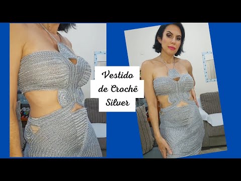 VESTIDO DE CROCHÊ SILVER