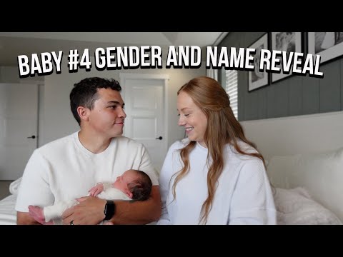 Baby #4 Gender and Name Reveal