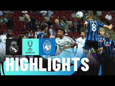 Valverde e Mbappé fermano l’Atalanta | Real Madrid-Atalanta 2-0 | Supercoppa europea | highlights