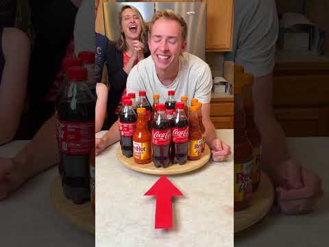 Hot Sauce Coca-Cola Roulette! #game #family #holidayevents #challenge #hotsauce