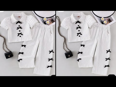 Baby girl plazo suit cutting and stitching / baby plazo top cutting and stitching