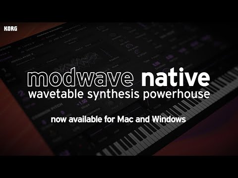 modwave native - wavetable synthesis powerhouse - now available for Mac and Windows